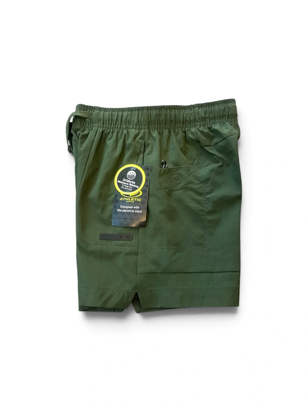 🖤 Ready, Set, Play! Athletic Works Boys’ Green Performance Shorts Size 6–7 NWT